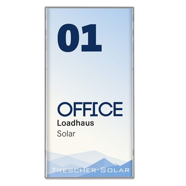 MOEDEL Plaques de porte Kairo Easy 7,5x14,9x1 cm Gris 5 pcs