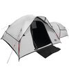 vidaXL Tente de camping 5 personnes blanc tissu occultant imperm&eacute;able