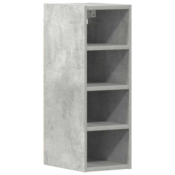 vidaXL Armoire suspendue "Riga" Gris b&eacute;ton 20 x 29,5 x 60 cm Bois d'ing&eacute;nierie