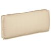 vidaXL Coussin pour assise / dossier de palette Beige 120 x 50 x 12 cm