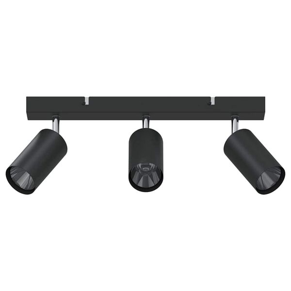 vidaXL Spot de plafond Noir 38 x 5,5 x 16,5 cm M&eacute;tal