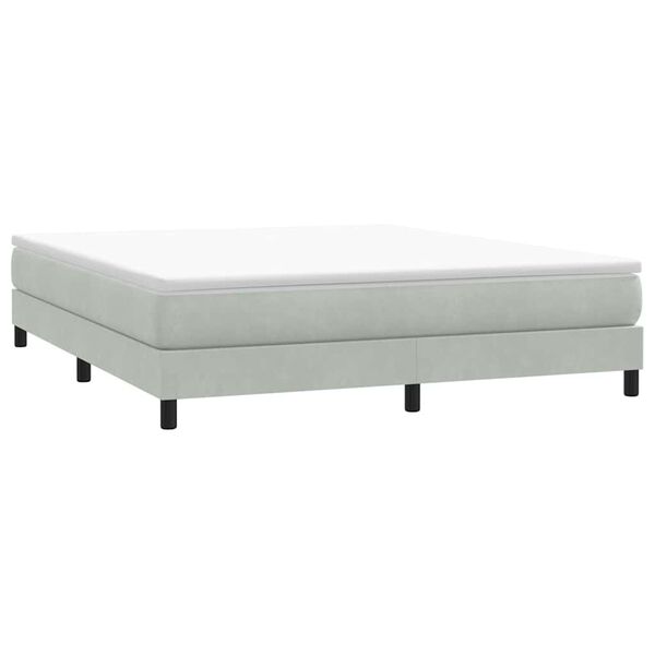 vidaXL Sommier à lattes de lit sans matelas 180x210 cm velours
