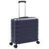 vidaXL Valise rigide 2 pcs Bleu marine ABS