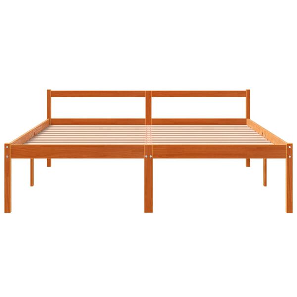 vidaXL Lit pour personne âgée sans matelas 150x200 cm bois pin massif