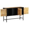 vidaXL Buffet 110x30x70 cm Bois de manguier brut