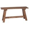 vidaXL banc Naturel 92 x 23,5 x 45,5 cm Bois massif d'acajou