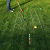 HI Jeu de croquet 125x25 cm Multicolore