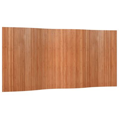 vidaXL Cloison de séparation marron 165x400 cm bambou