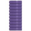 vidaXL Serviettes de douche FROGN 10 pcs violet 70x140cm 360 g/m&sup2;