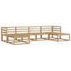 vidaXL Ensemble de canap&eacute;s d'ext&eacute;rieur 6 pc Blanc Bois d'Acacia Massif