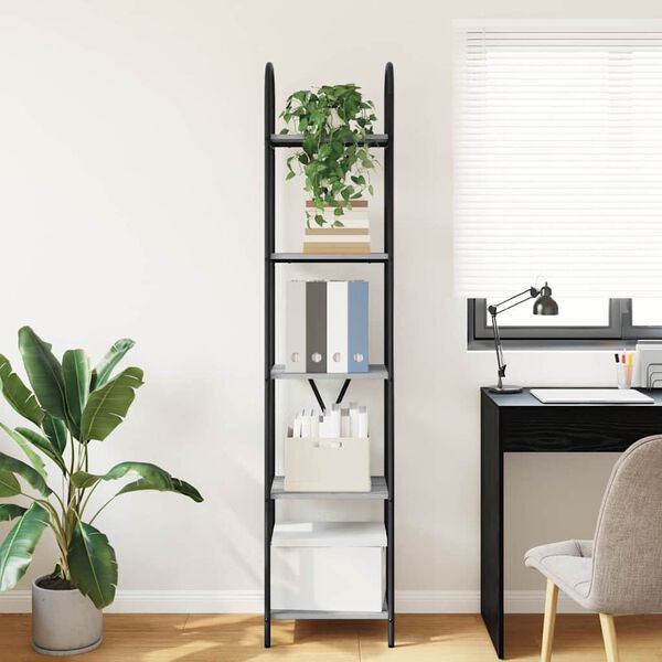 vidaXL &Eacute;tag&egrave;re Gris Sonoma 40 x 30 x 183 cm Bois d'ing&eacute;nierie