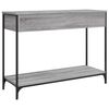 vidaXL Table console sonoma gris 100x34,5x75 cm bois d'ingénierie