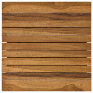 vidaXL Plateau de table 40 x 40 x 3,5 cm Carr&eacute; Bois de teck massif