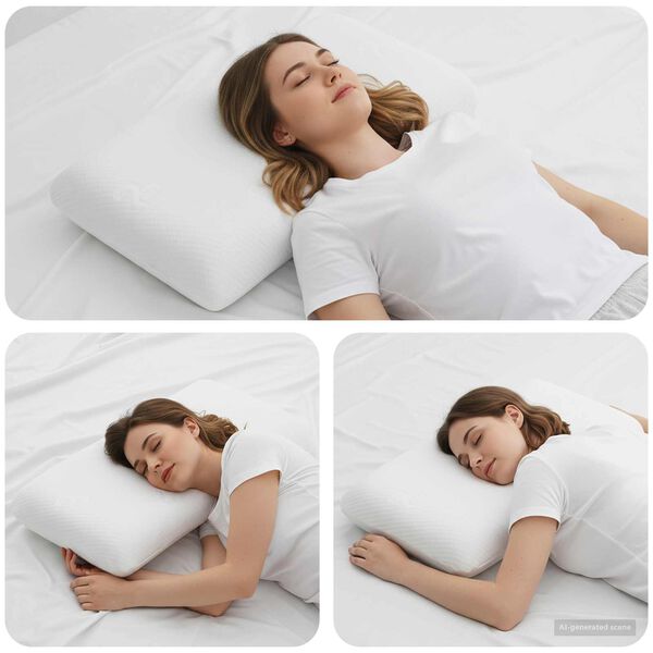 vidaXL Coussin de sommeil Uni 60 x 40 x 13 cm