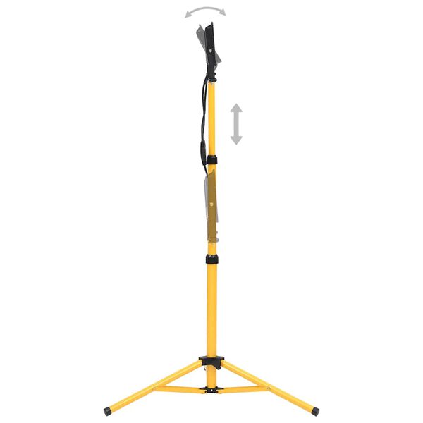 vidaXL Projecteur &agrave; LED avec tr&eacute;pied 2x50 W Blanc froid