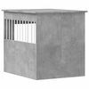 vidaXL Meuble de cage pour chiens gris b&eacute;ton 64,5x80x71 cm