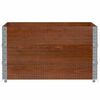 vidaXL Colliers de palette 3 pcs marron 100x100 cm bois de pin solide