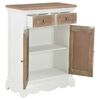 vidaXL Buffet Blanc 60x30x80 cm Bois massif