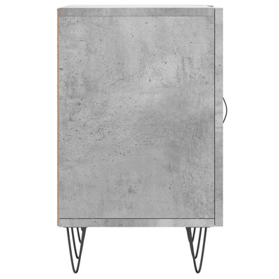 vidaXL Meuble TV gris béton 150x30x50 cm bois d'ingénierie