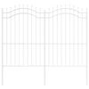 vidaXL Cl&ocirc;ture de jardin WOERDEN 240 x 215 cm Acier peint par poudre