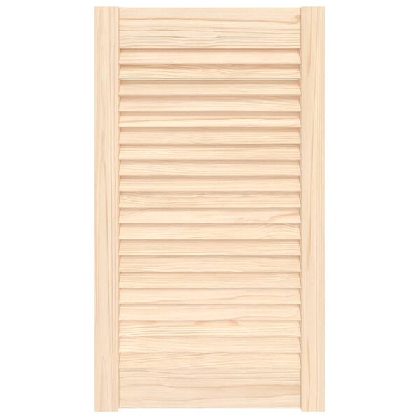 vidaXL Porte d'armoire &agrave; persiennes 69x39,4 cm bois de pin massif