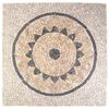 vidaXL Carreaux en mosa&iuml;que motif tournesol Multicolore 120 x 120 cm