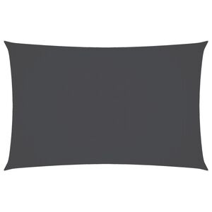 vidaXL Voile de parasol tissu oxford rectangulaire 3x6 m anthracite