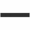 vidaXL Appui de fen&ecirc;tre Noir avec grain de bois 140 x 25 x 4,5 cm PVC