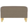 vidaXL Banc Taupe 70x35x41 cm Tissu