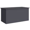 vidaXL Bo&icirc;te de Rangement Ext&eacute;rieure Anthracite 100 x 50,5 x 50 cm