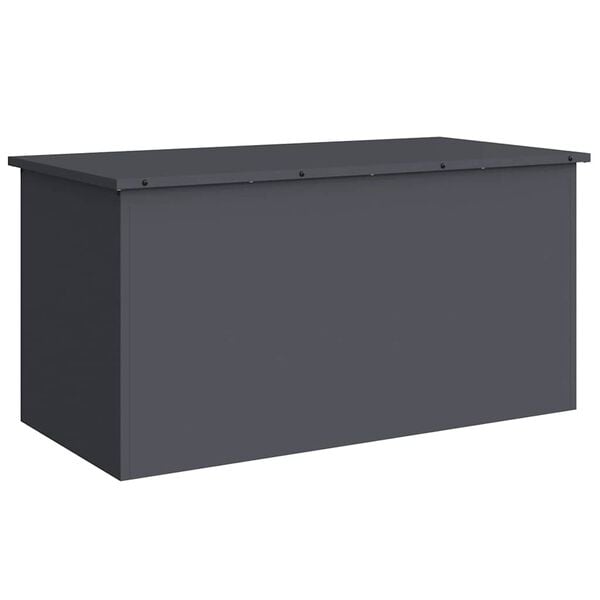 vidaXL Bo&icirc;te de Rangement Ext&eacute;rieure Anthracite 100 x 50,5 x 50 cm