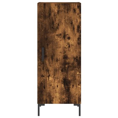 vidaXL Buffet Chêne fumé 34,5x34x90 cm Bois d'ingénierie