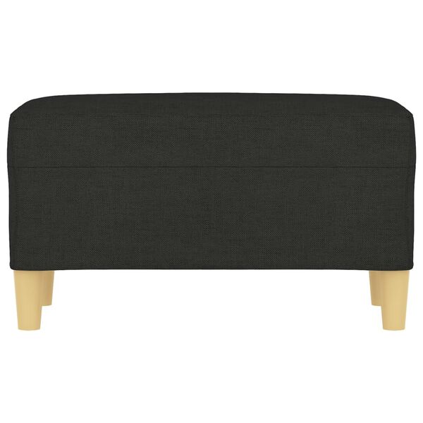 vidaXL Banc Noir 70x35x41 cm Tissu