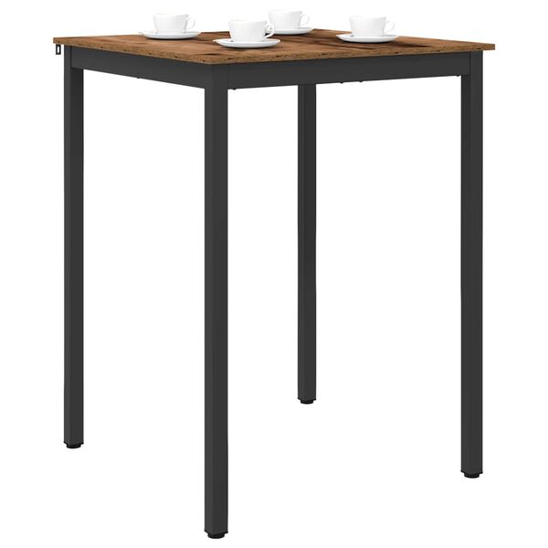 vidaXL Table de salle &agrave; manger / Table de repas Bois d'ing&eacute;nierie