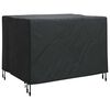 vidaXL Housse pour meubles Noir 110 x 84 x 70 cm Tissu Oxford 420D