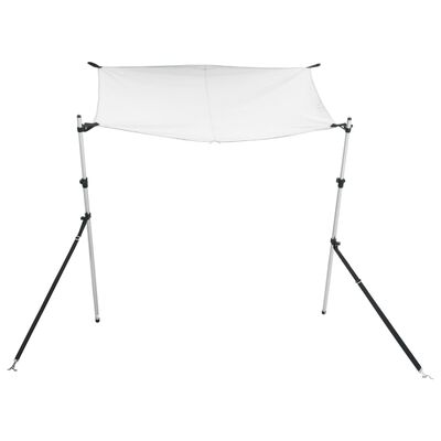 vidaXL Extension d'ombrage T-Top blanc 170x208x(115-183) cm