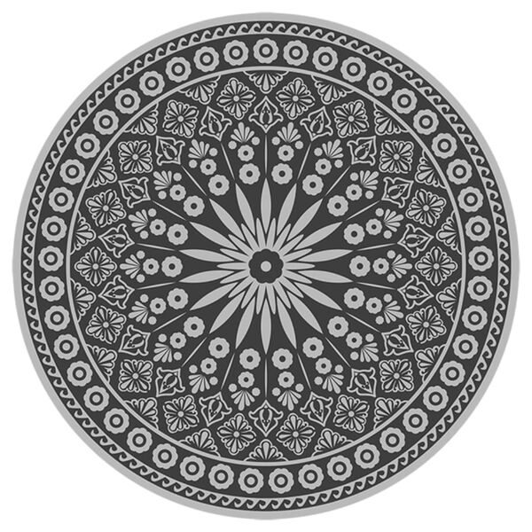 Esschert Design Tapis d'extérieur Diamètre 170 cm