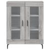 vidaXL Buffet sonoma gris 69,5x34x90 cm bois d'ing&eacute;nierie