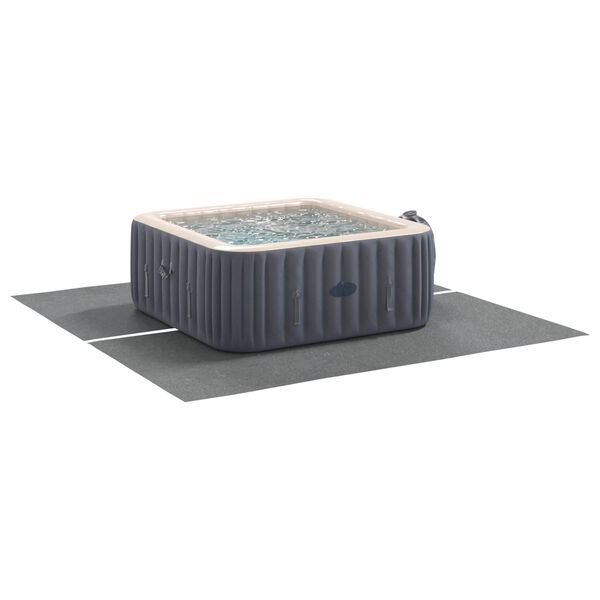 vidaXL Tapis de piscine Gris clair 274 x 274 x 0,1 cm Tissu non tiss&eacute;