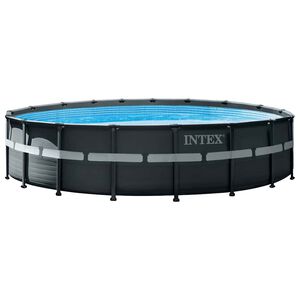 Intex Piscine &agrave; cadre Ultra XTR pompe de filtration &agrave; sable 549x132cm