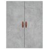 vidaXL Armoire murale gris b&eacute;ton 69,5x34x90 cm