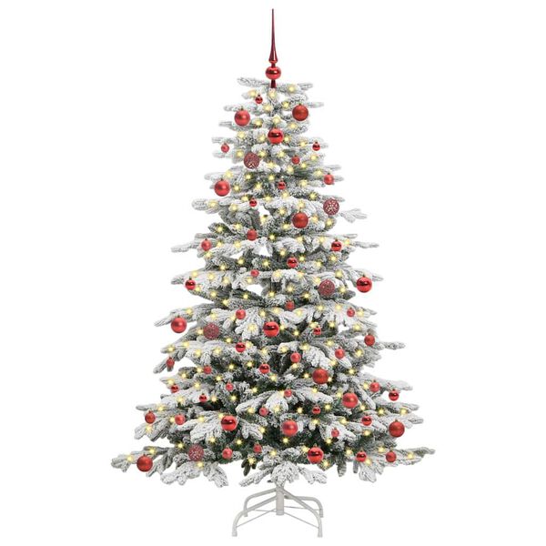 vidaXL Sapin de No&euml;l Artificiel &agrave; Branches Articul&eacute;es Blanc 180 cm