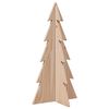 vidaXL Arbre de No&euml;l en bois pour d&eacute;coration 59,5cm bois massif de pin