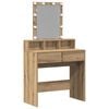 vidaXL Coiffeuse ch&ecirc;ne artisanal 80 x 41 x 144,5 cm Bois d'ing&eacute;nierie