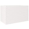 vidaXL Jardini&egrave;re blanc 110x60x68,5 cm bois de pin massif