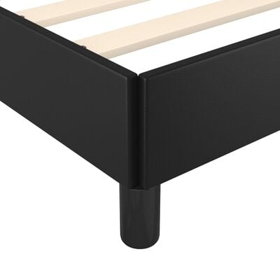 vidaXL Cadre de lit et tête de lit sans matelas noir 80x200 cm velours