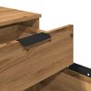 vidaXL Classeur mobile avec roues ch&ecirc;ne artisanal 45x38x54 cm