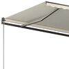 vidaXL Auvent automatique sur pied 350x250 cm Cr&egrave;me