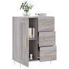 vidaXL Buffet sonoma gris 69,5x34x90 cm bois d'ing&eacute;nierie