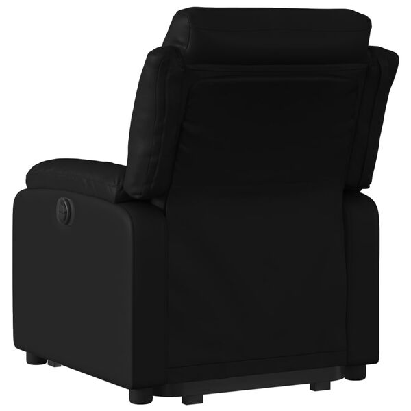 vidaXL Fauteuil inclinable &eacute;lectrique noir similicuir